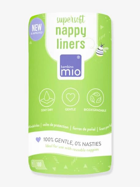 100 Voiles De Protections Biodégradables BAMBINO MIO Blanc - Bambino Mio 2 100 Voiles De Protections Biodégradables BAMBINO MIO Blanc - Bambino Mio – Image 2