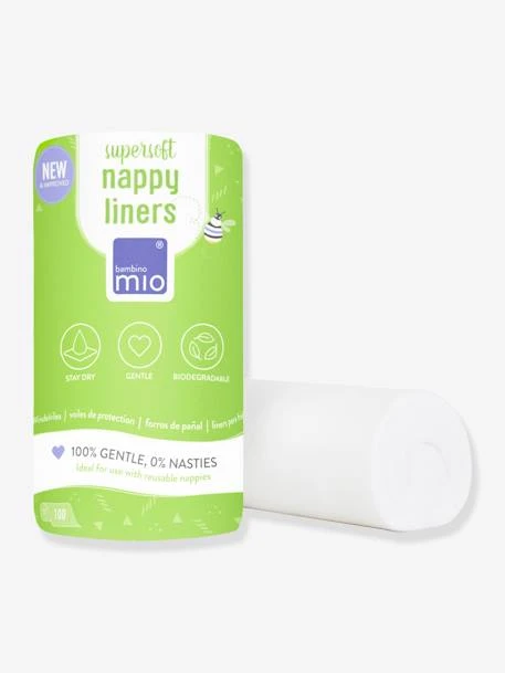 100 Voiles De Protections Biodégradables BAMBINO MIO Blanc - Bambino Mio 1 100 Voiles De Protections Biodégradables BAMBINO MIO Blanc - Bambino Mio