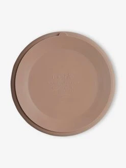 Assiette Compartimentée MUSHIE En Silicone Beige - Mushie -Hape Boutique assiette compartimentee mushie en silicone 2