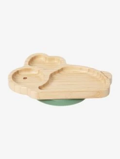 Assiette En Bambou Lapin Naturel - Vertbaudet -Hape Boutique assiette en bambou lapin 2