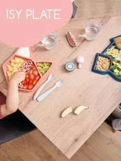 Assiette Repas BABYMOOV ISY Terracotta (renard) - Babymoov -Hape Boutique assiette repas babymoov isy 2