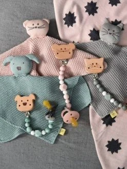 Attache-sucette LÄSSIG Little Chums Gris/chat - Lassig 8 Attache-sucette LÄSSIG Little Chums Gris/chat - Lassig -Hape Boutique attache sucette lassig little chums 2