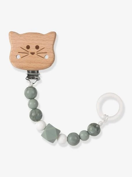 Attache-sucette LÄSSIG Little Chums Gris/chat - Lassig 1 Attache-sucette LÄSSIG Little Chums Gris/chat - Lassig