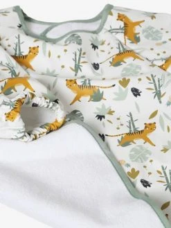 Bavoir Manches Longues VERTBAUDET Imprimé Tigres - Vertbaudet -Hape Boutique bavoir manches longues vertbaudet 2