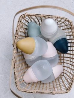 Biberon BibRond 330 Ml ELHEE Bleu Grisé (blue Grey) - Elhee -Hape Boutique biberon bibrond 330 ml elhee 3