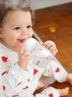 Biberon D'apprentissage 2 En 1 (210 Ml) BEABA Vert Sauge - Beaba -Hape Boutique biberon dapprentissage 2 en 1 210 ml beaba 5