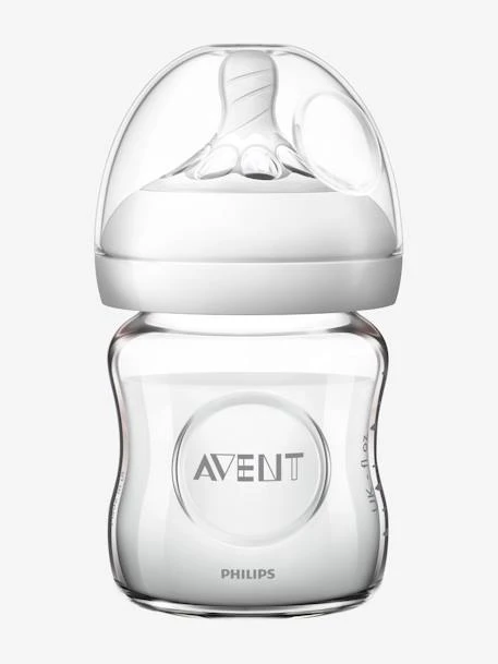 Biberon Verre 120 Ml Philips AVENT Natural Sans BPA Transparent - Philips Avent 1 Biberon Verre 120 Ml Philips AVENT Natural Sans BPA Transparent - Philips Avent