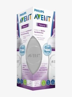Biberon Verre 240 Ml Philips AVENT Natural Sans BPA Transparent - Philips Avent -Hape Boutique biberon verre 240 ml philips avent natural sans bpa 3