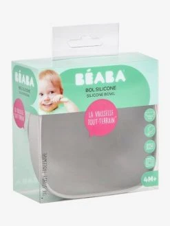 Bol En Silicone Avec Ventouse BEABA Gris - Beaba -Hape Boutique bol en silicone avec ventouse beaba 2
