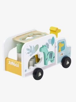 Camion D'encastrement Jungle En Bois FSC® Multicolore - Vertbaudet 8 Camion D'encastrement Jungle En Bois FSC® Multicolore - Vertbaudet -Hape Boutique camion dencastrement jungle en bois fsc 3