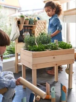 Carré Potager En Bois Beige - Vertbaudet -Hape Boutique carre potager en bois 5