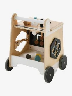 Chariot De Marche Bricolage En Bois FSC® Beige - Vertbaudet -Hape Boutique chariot de marche bricolage en bois fsc 3