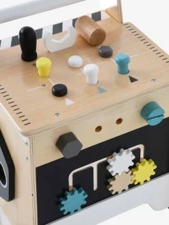 Chariot De Marche Bricolage En Bois FSC® Beige - Vertbaudet -Hape Boutique chariot de marche bricolage en bois fsc 5