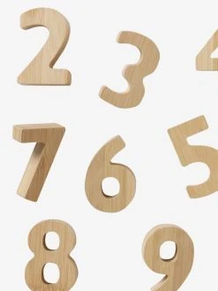 Chiffres En Bambou Beige - Vertbaudet -Hape Boutique chiffres en bambou 2