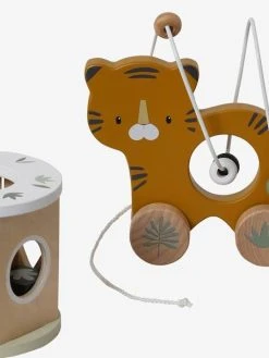 Coffret 3 Jeux D'éveil TANZANIE En Bois FSC® Orange - Vertbaudet -Hape Boutique coffret 3 jeux deveil tanzanie en bois fsc 2