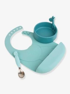 Coffret Premier Repas 3 Pièces DONE BY DEER Peekaboo Deer Friends En Silicone Bleu - Done By Deer -Hape Boutique coffret premier repas 3 pieces done by deer peekaboo deer friends en silicone 2