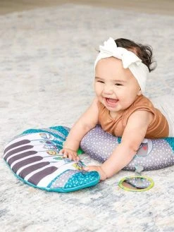 Coussin Piano évolutif 3 En 1 Infantino Gris Et Bleu - Infantino -Hape Boutique coussin piano evolutif 3 en 1 infantino 4