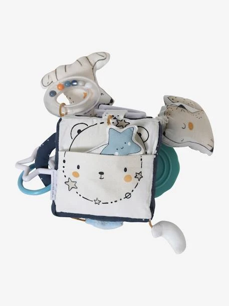 Cube D'activités à Suspendre CÉLESTE Bleu - Vertbaudet 1 Cube D'activités à Suspendre CÉLESTE Bleu - Vertbaudet