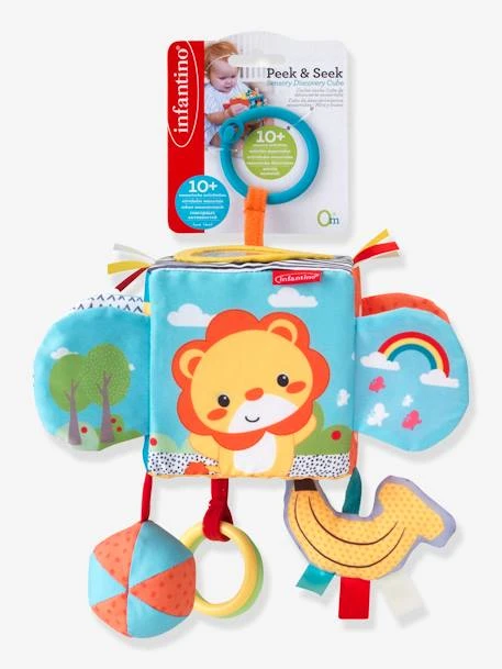 Cube D'Éveil Jungle - INFANTINO Multicolore - Infantino 2 Cube D'Éveil Jungle - INFANTINO Multicolore - Infantino – Image 2