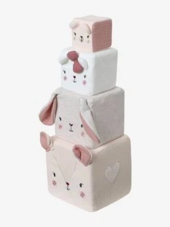 Cubes En Tissu GRENIER Beige - Vertbaudet -Hape Boutique cubes en tissu grenier 2