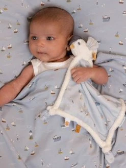 Doudou Carré Mouette - Sailors Bay - LITTLE DUTCH Bleu Grisé - Little Dutch 6 Doudou Carré Mouette - Sailors Bay - LITTLE DUTCH Bleu Grisé - Little Dutch -Hape Boutique doudou carre mouette sailors bay little dutch 2