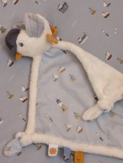 Doudou Carré Mouette - Sailors Bay - LITTLE DUTCH Bleu Grisé - Little Dutch 7 Doudou Carré Mouette - Sailors Bay - LITTLE DUTCH Bleu Grisé - Little Dutch -Hape Boutique doudou carre mouette sailors bay little dutch 3