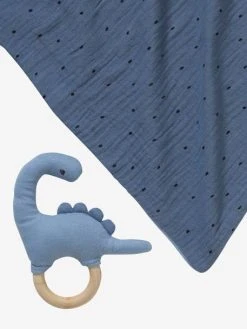 Doudou En Gaze De Coton + Hochet En Bois PETIT DINO Multicolore - Vertbaudet 11 Doudou En Gaze De Coton + Hochet En Bois PETIT DINO Multicolore - Vertbaudet -Hape Boutique doudou en gaze de coton hochet en bois petit dino 5