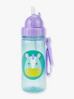 Gourde Avec Paille SKIP HOP Zoo Orange (renard) - Skip Hop -Hape Boutique gourde avec paille skip hop zoo 2