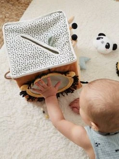 Grand Cube D'activités En Tissu TANZANIE Multicolore - Vertbaudet -Hape Boutique grand cube dactivites en tissu tanzanie 3