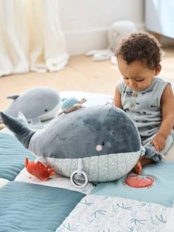 Grande Peluche D'activités SOUS L'OCÉAN Gris - Vertbaudet -Hape Boutique grande peluche dactivites sous locean 2