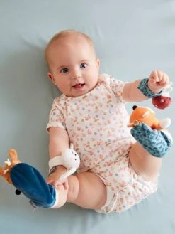 Hochets Mains Et Pieds Forêt Enchantée Multicolore - Vertbaudet -Hape Boutique hochets mains et pieds foret enchantee 2