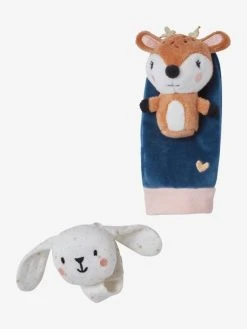 Hochets Mains Et Pieds Forêt Enchantée Multicolore - Vertbaudet -Hape Boutique hochets mains et pieds foret enchantee 4