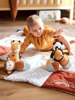 Jeu De Quilles En Tissu TANZANIE Multicolore - Vertbaudet -Hape Boutique jeu de quilles en tissu tanzanie 3