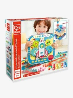 Jeu Des Engrenages - HAPE Bleu - Hape -Hape Boutique jeu des engrenages hape 4