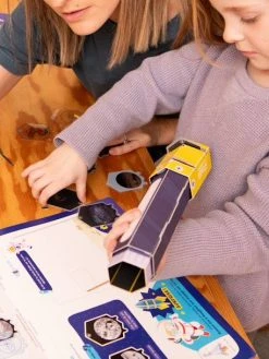 Kit Collector La Lune - 3/7 Ans PANDACRAFT Bleu - Pandacraft -Hape Boutique kit collector la lune 37 ans pandacraft 2