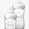 Kit Nouveau-né : 2 Biberons En Verre (125 + 240 Ml) Philips AVENT Natural Transparent - Philips Avent