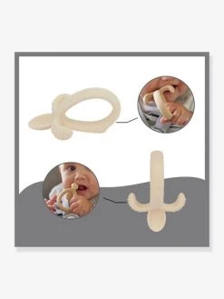 Kit Repas Silicone BABYMOOV First’Isy Beige (renard) - Babymoov -Hape Boutique kit repas silicone babymoov firstisy 3