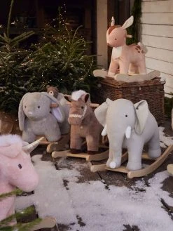 Lapin à Bascule Bébé FSC® Gris - Vertbaudet -Hape Boutique lapin a bascule bebe fsc 4