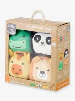 Les Dooballs - Set De 4 Balles Doudous - BABYTOLOVE Multicolore - 353 -Hape Boutique les dooballs set de 4 balles doudous babytolove 2