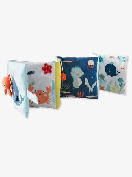 Livre D'éveil Accordéon Eau Salée Bleu - Vertbaudet 4 Livre D'éveil Accordéon Eau Salée Bleu - Vertbaudet – Image 4