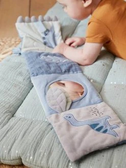 Livre D'éveil Accordéon PETIT DINO Multicolore - Vertbaudet -Hape Boutique livre deveil accordeon petit dino 2