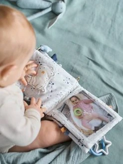 Livre D'éveil Et Photos CÉLESTE Bleu - Vertbaudet -Hape Boutique livre deveil et photos celeste 3