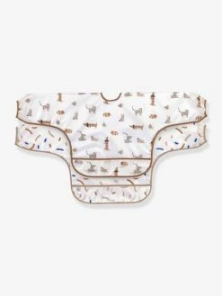 Lot De 2 Bavoirs Manches Longues LÄSSIG Little Forest Renard - Vert Ol - Lassig