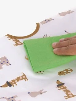 Lot De 2 Bavoirs Manches Longues LÄSSIG Little Forest Renard - Vert Ol - Lassig -Hape Boutique lot de 2 bavoirs manches longues lassig 3