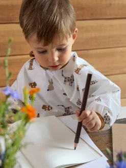 Lot De 2 Bavoirs Manches Longues LÄSSIG Little Forest Renard - Vert Ol - Lassig -Hape Boutique lot de 2 bavoirs manches longues lassig 5