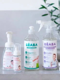 Lot De 2 Flacons De Liquide Vaisselle (500 Ml) BEABA Blanc - Beaba -Hape Boutique lot de 2 flacons de liquide vaisselle 500 ml beaba 2