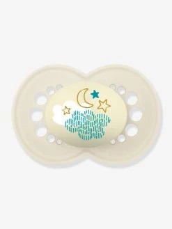 Lot De 2 Sucettes En Silicone MAM Nuit 18+ Vert + Bleu - Mam -Hape Boutique lot de 2 sucettes en silicone mam nuit 18 2