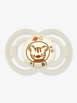 Lot De 2 Sucettes En Silicone MAM Perfect Nuit 18+ Gris + Beige - Mam -Hape Boutique lot de 2 sucettes en silicone mam perfect nuit 18 2