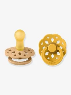 Lot De 2 Sucettes-tétines BIBS Bohème, Taille 1 De 0 à 6 Mois Pêche + Terracotta - Bibs -Hape Boutique lot de 2 sucettes tetines bibs boheme taille 1 de 0 a 6 mois 2