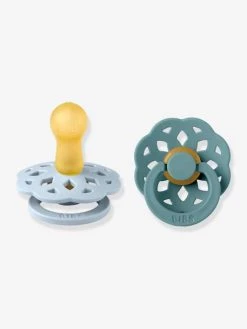 Lot De 2 Sucettes-tétines BIBS Bohème, Taille 2 De 6 à 18 Mois Sable + Miel - Bibs